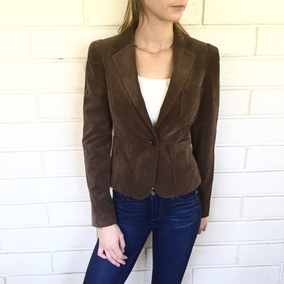 MNG Corduroy Brown Blazer with Elbow Patches - Picture 4 of 8